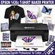 Epson 1430 Printer T-shirt Xl Maker Print On 100%cotton Quick Refill Ink Pack