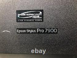 Epson Stylus Pro 7900 24 Wide Large Format Printer Plotter Powers On READ