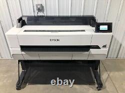 Epson SureColor T5470 36 Wide Format Printer Plotter Test Prints Read Desc