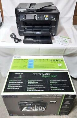 Epson WF-7620 WorkForce Wide-Format 13x19 All-in-One Copier Scanner Fax Printer