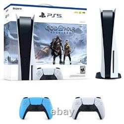 FREE SHIPPING Playstation PS5 Console God of War Ragnarok Bundle + PS5 Controlle
