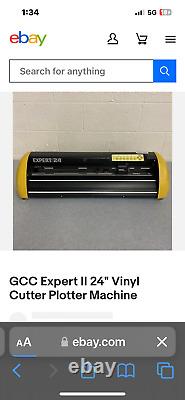 GCC Expert II 24 Vinyl Cutter Plotter Machine