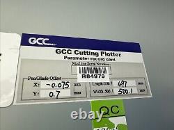 GCC Expert II LX 24 Vinyl Cutter Plotter Machine withsoftware and manual