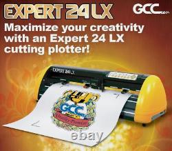 GCC Expert? LX 24 61 Cm Vinyl Cutter Plotter + Software + FREE Shipping
