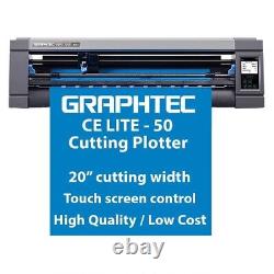 Graphtec CE LITE-50 Vinyl Cutter and 3G Jet-Opaque Transfer Paper Bundle Used