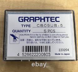 Graphtec Plotter Blades CB09UB. 9mm Supersteel 45° Genuine Real Blade 5 Pack NEW