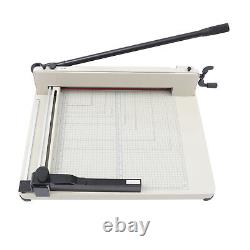 Guillotine Page Trimmer 17 inch Paper Cutter with Rubber Feet Heavy Duty HSS New