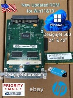 HP DesignJet 500 Windows 11 & Windows 10 Upgrade Card with128MB Included USB Drive