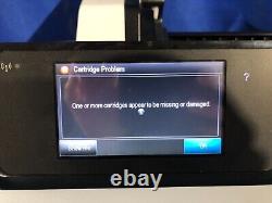 HP DesignJet T130 24 Wide Large Format Printer Plotter POWERS ON Read Desc