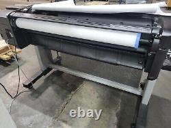 HP DesignJet T1700 44-in Printer 1VD87 W6B55A with Ink Factory Reset Tested