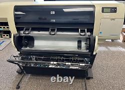 HP DesignJet T7100 with Ink and power cord