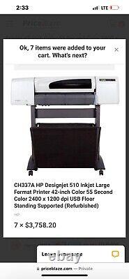 HP DesignJet printer 510 CAD Document Printer