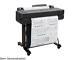 Hp Designjet T630 24 D-size Wide Format Color Printer Plotter Pdf Cad Photos