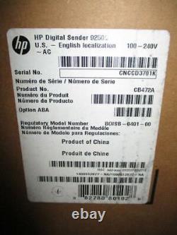 HP Digital Sender 9250c Digital Sender Document Flatbed Touchscreen Scanner
