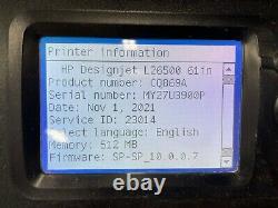 HP L26500 61 Large Format Latex Printer package deal with Inks, Printheads etc
