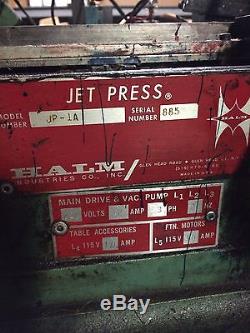Halm Jet Envelope Press Model JP-1A