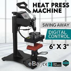 Hat Cap Heat Press Machine Transfer Sublimation Swing Away Heating Pressing