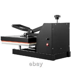 Heat Press 15X15 Clamshell Sublimation Transfer Machine T-Shirt 1400W DIY