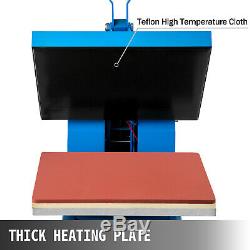 Heat Press 15X15 Digital Clamshell Sublimation Transfer Machine T-shirt DIY
