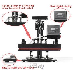 Heat Press Machine 12x10 Transfer +14 Vinyl Cutter Plotter Cutting 3 Blades