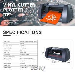 Heat Press Machine 12x15 +14 Vinyl Cutter Plotter Cutting with 3 Blades