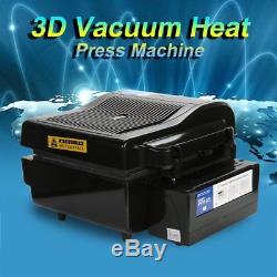 Heat Press Printer Transfer Sublimation 3D Vacuum T-shirt Porcelain Plates Glass