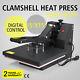 Heat Press T-shirt Heat Transfer Sublimation Machine 15 X 15 Black Clamshell