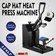 Heat Press Transfer Digital Clamshell 6 X 3,5 Hat Cap Sublimation Machine New