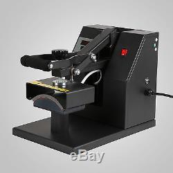 Heat Press Transfer Digital Clamshell 7 x 3.75 Hat Cap Sublimation Machine New