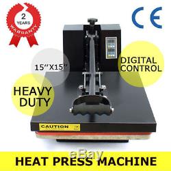Heat Transfer Machine CLAMSHELL Digital Heat Press T-Shirt Sublimation 15 x 15