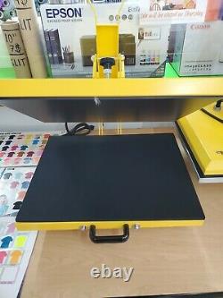 Heat press machine 16 x 20 Clam Shell Bottom Drawer For T Shirts and Flat Items