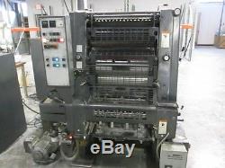 Heidelberg Gtoz 52, Year 1992, Two Color Press, Alcolor Dampening