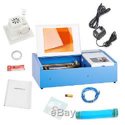 High Precision DC-KIII CO2 Laser Cutting Engraving Machine with USB Port 40W