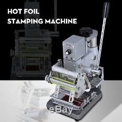 Hot Foil Stamping Machine Bronzing for PVC ID Credit Card with Foil Paper