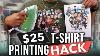 How To Print T Shirts From Home With A 25 Budget