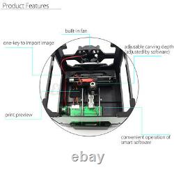 INSMA 3000mW USB Laser Engraver Machine DIY Mark Printer Carver Engraving Cutter