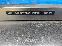 JBI OP/25 Plate Punch pinbar 11 inch standard pin spacing Look Save$$$