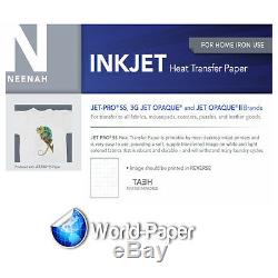 Jet Pro SS Heat Transfer Papers For InkJet Printer 11x17 Heat Press 100Sh#1