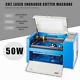 Laser Engraving Machine 50w Co2 Engraver Cutter Auxiliary Rotary Device Usb Port
