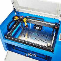 Laser Engraving Machine 50W CO2 Engraver Cutter Auxiliary Rotary Device USB Port