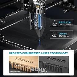 Longer 10W Laser Engraver, Laser Engraver and Cutting Machine for Wood and Metal