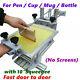 Manual Cylinder Screen Printing Machine With 10 Squeegee For Pen / Cup / Mug