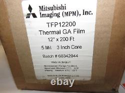 Mitsubishi MPM Thermal Graphic Arts Film 5mil 12 X 200' TFP12200 1 Roll