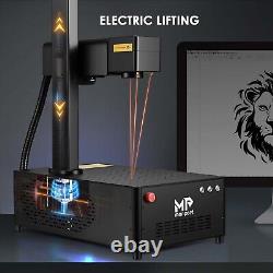 Monport GI20 MOPA 20WFiber Laser Engraver Color Marking Machine Electric Lift