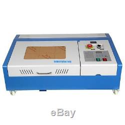 Movable 40W CO2 USB Laser Engraving Cutting Engraver Cutter 300x200mm