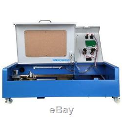 Movable 40W CO2 USB Laser Engraving Cutting Engraver Cutter 300x200mm