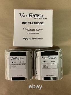 NEW VariQuest Perfecta STP Series Ink BLACK 2-pk 69mL each 138 mL TOTAL $0Ship