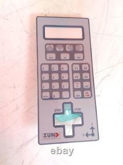 NEW ZUND 3110019 Keyboard Front Panel with Membrane Switches OPEN BOX