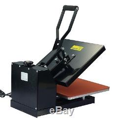 New 15x15 Digital Clamshell Heat Press Machine Transfer Sublimation T-shirt As