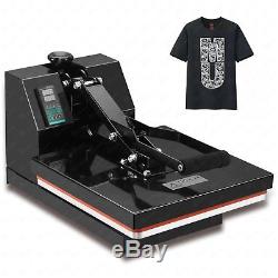 New 15x15 Digital Clamshell Heat Press Machine Transfer Sublimation T-shirt As